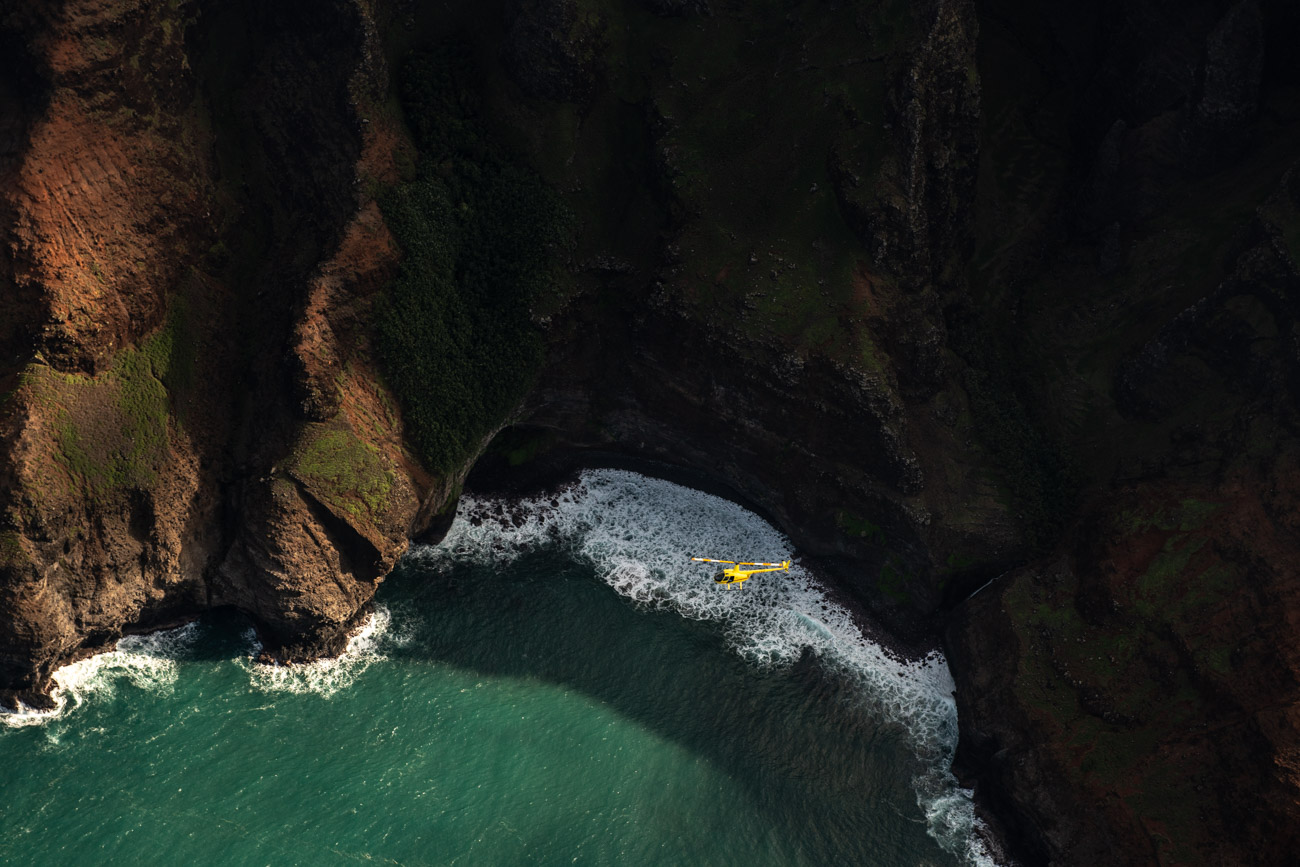 Hawaii Kauai Napali Coast helikopterflug Flug